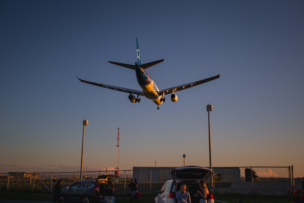 Flugzeug in der Luft