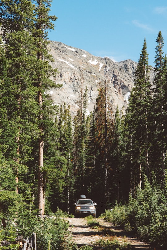 black vehicle near mountain in Colorado United States