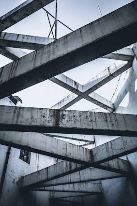 white concrete structure