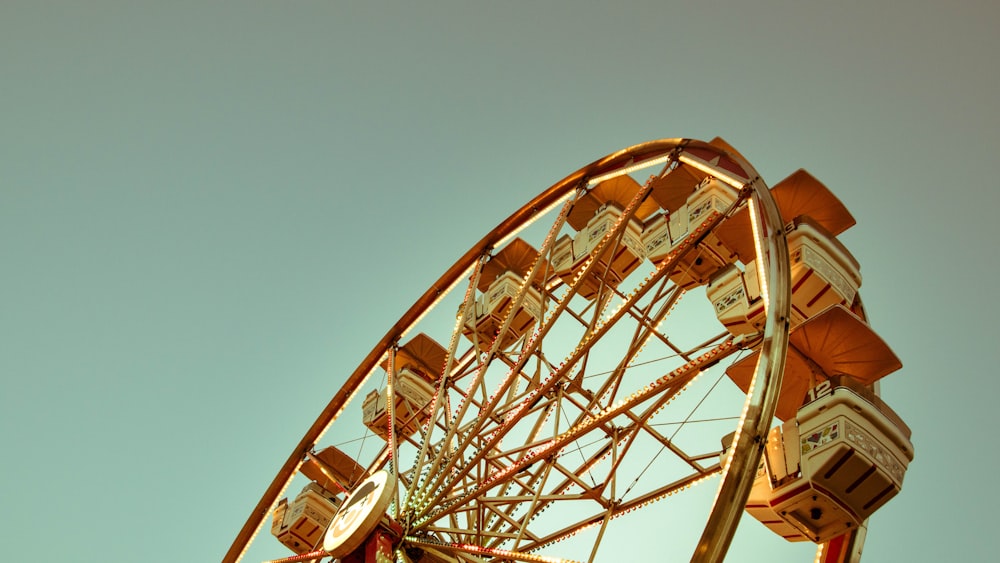 ruota panoramica marrone