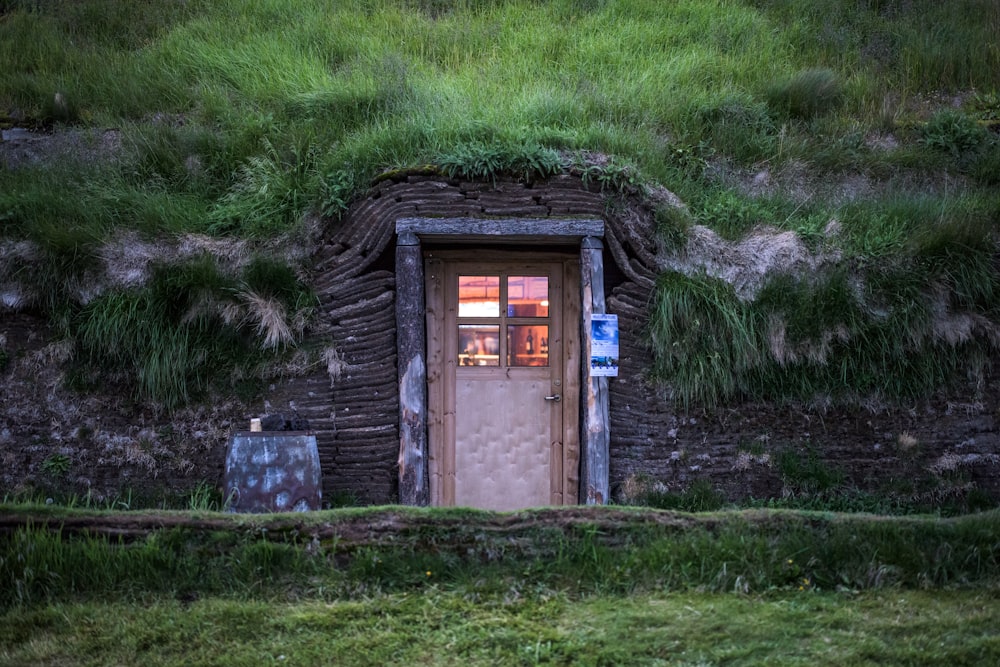 closed door hobbit house