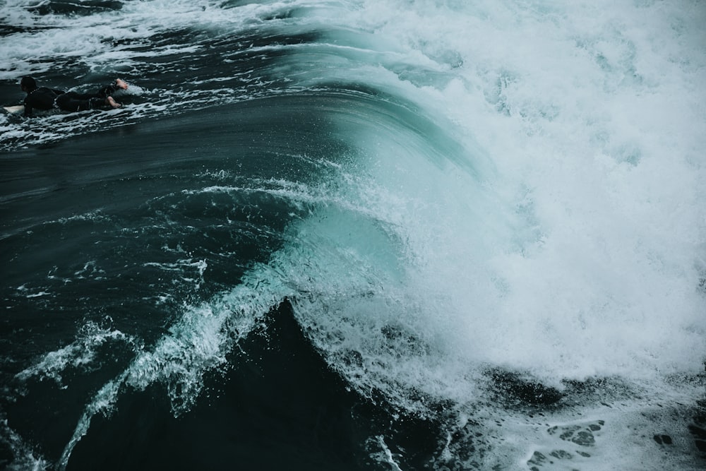 Fotografia delle onde dell'oceano