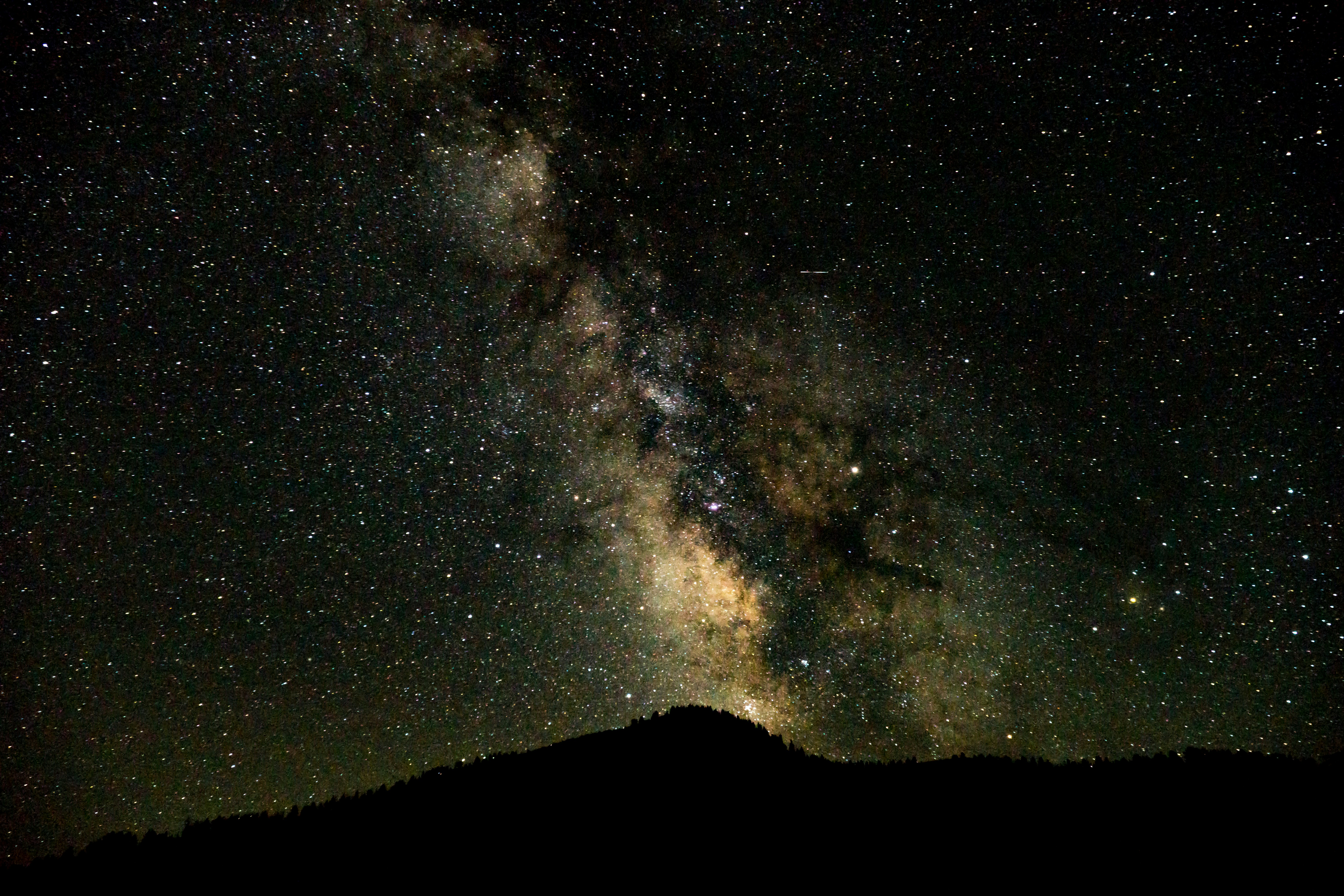 Taken right outside of the west side of Rocky Mountain National Park around 1am. It was incredible how visible the milkyway was to even the naked eye.