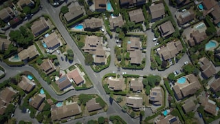 birds eye photography of city buildings