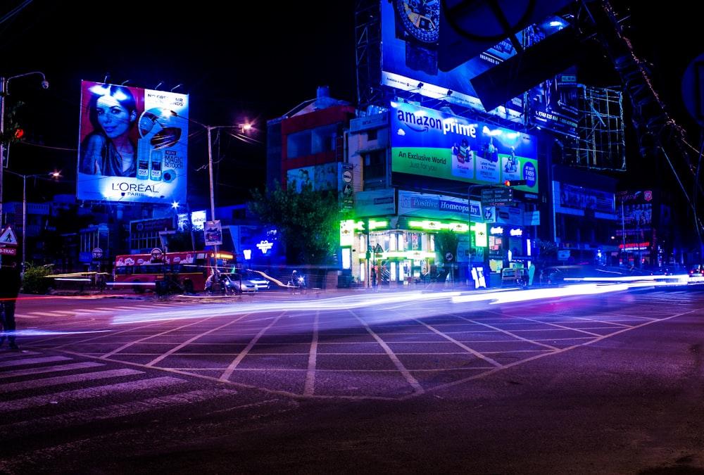 lighted building during nighttime