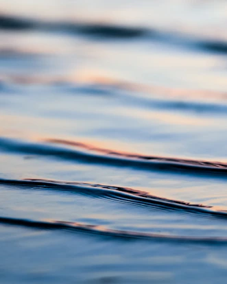 tilt shift lens photography of body of water