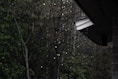 rain dropping from roof