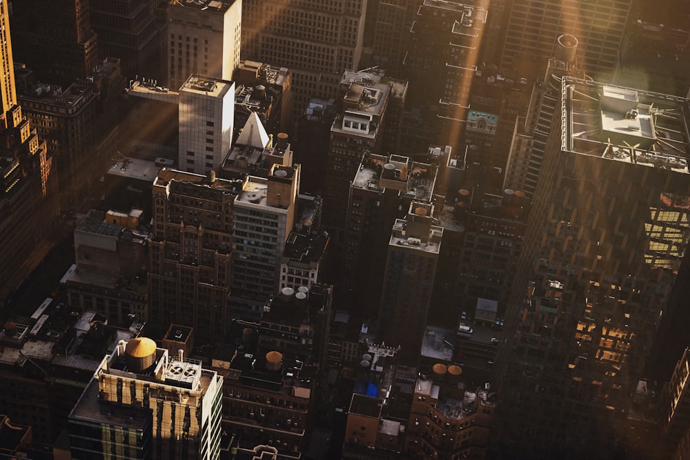 aerial view photography of city buildings during daytime