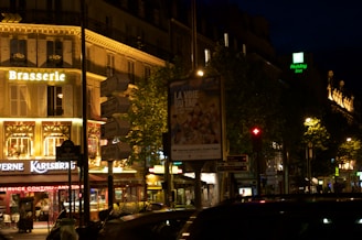 Night view of Lille’s European crossroads, highlighting the strategic location of Groupe Audier.