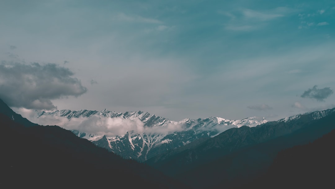 panoramic photography of glacier mountain under blue sky