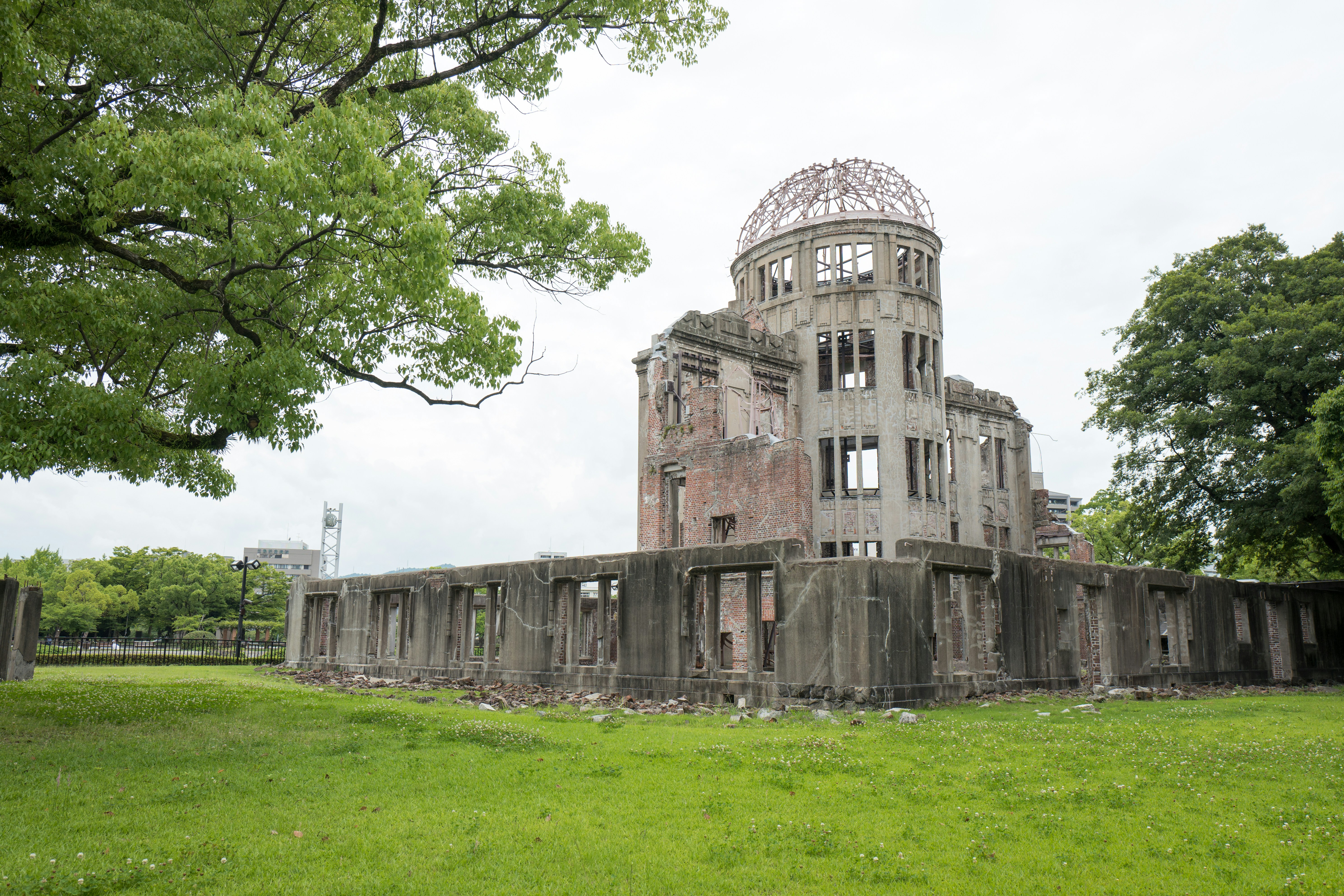 white painted building