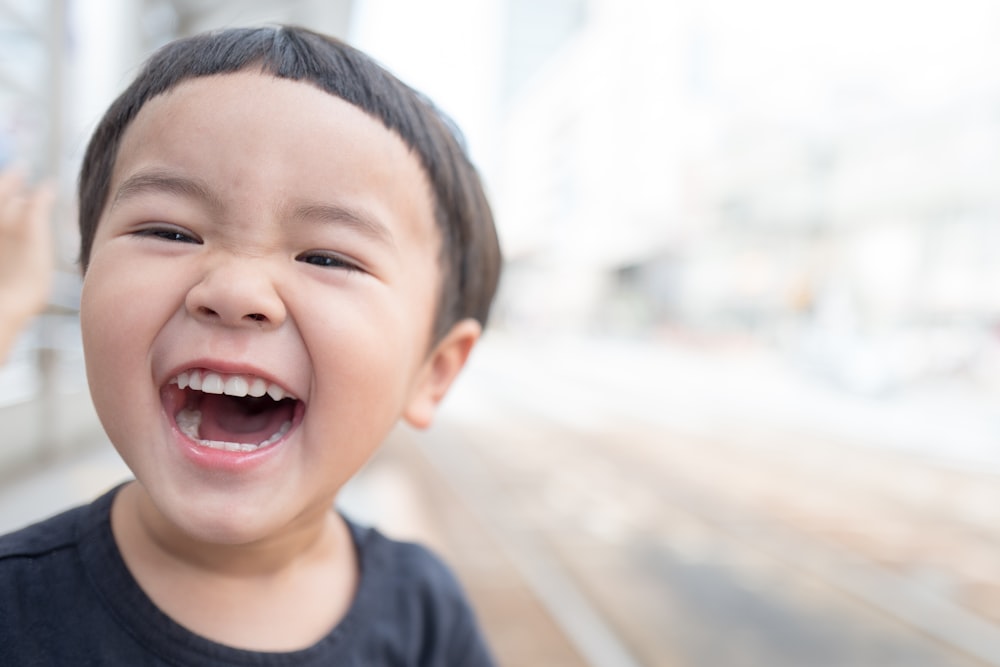 笑顔の男の子