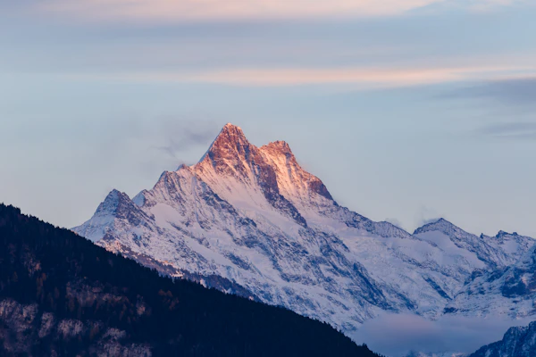 Alpine mountain scenery