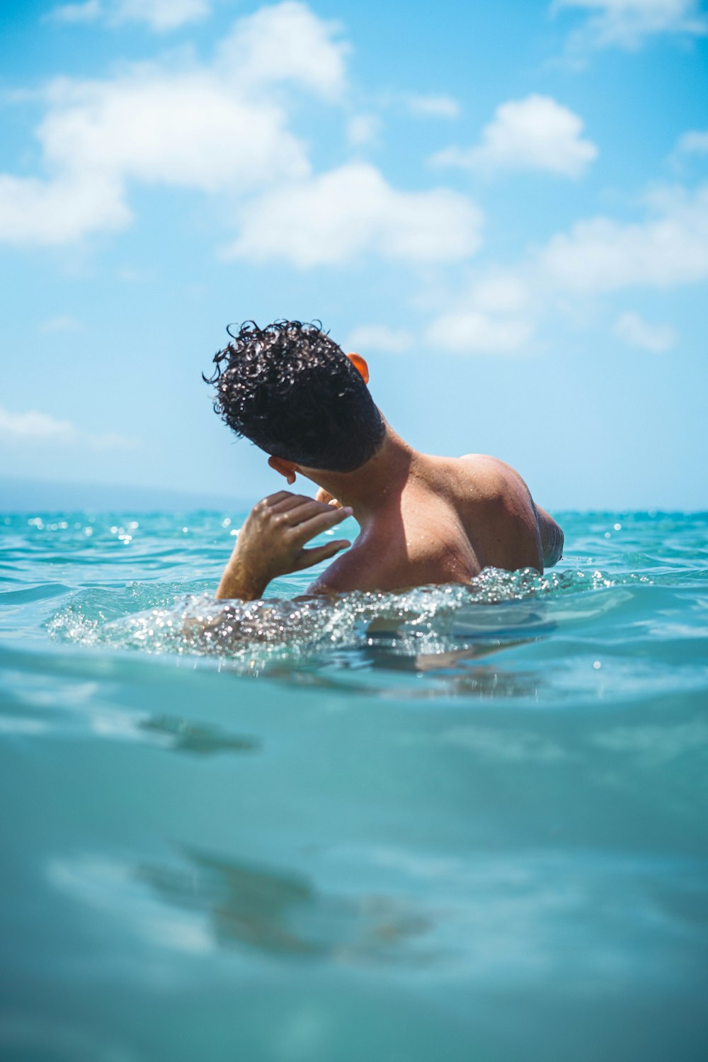 海の上の男