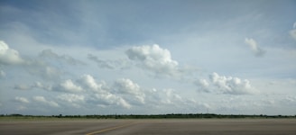 Open land plots with clear skies near the Noida International Airport runway.