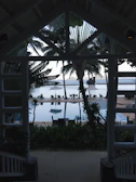 An elegant travel scene featuring a luxury hotel pool overlooking a tropical beach.