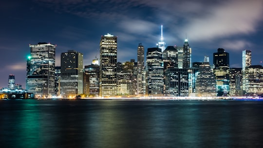 high-rise buildings during nighttime in Brooklyn Heights United States