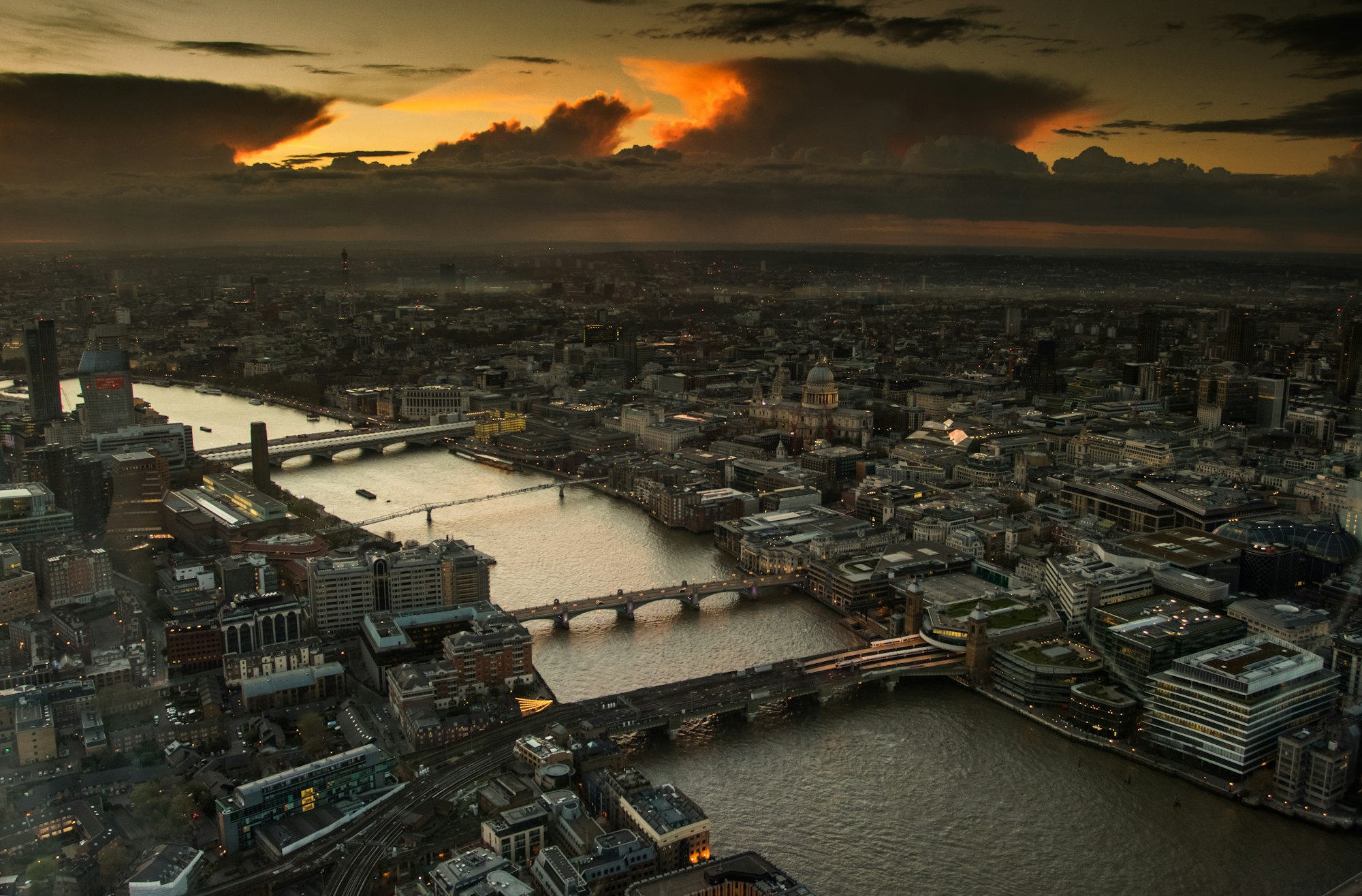 London Cityscape from The Shard