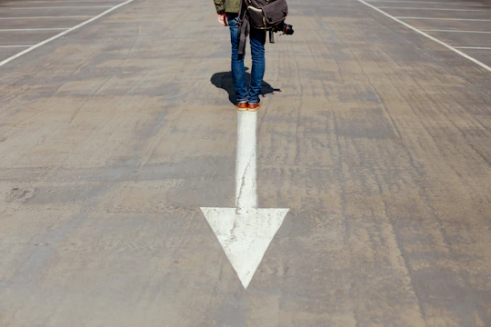 An illustration showing a person at a crossroads, symbolizing choices.
