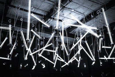 hanging lights art work