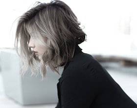 short haircut woman