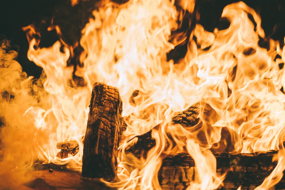 Brennholz verbrennen
