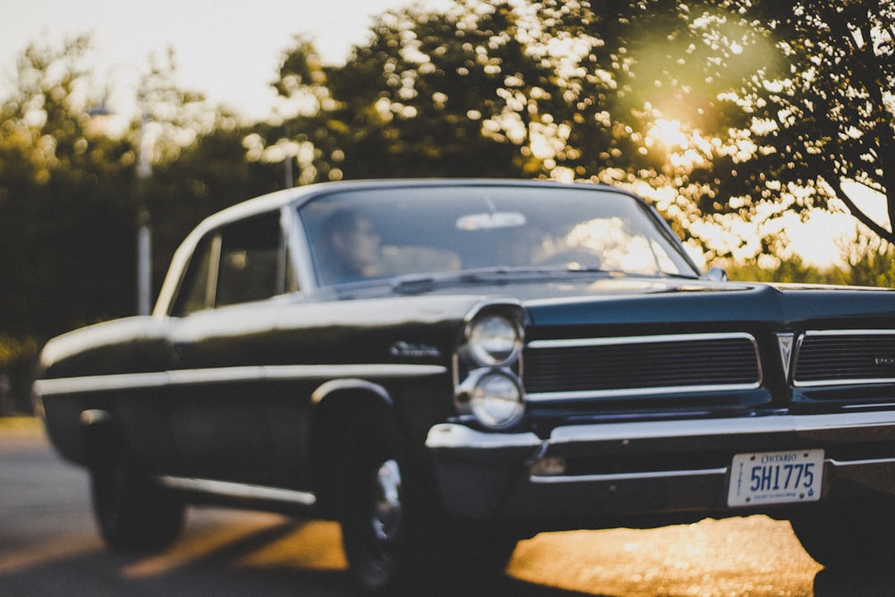 An old fashioned muscle car.