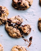close-up photo of baked cookies