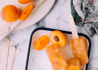 flat lay photography of ice cream popsicles