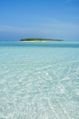 green island in the middle of the sea