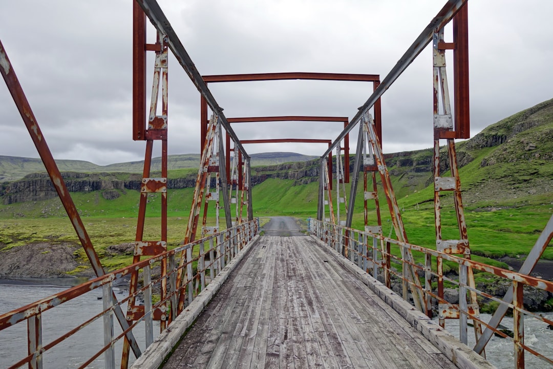 Suspension bridge photo spot Foss a Sidu Iceland