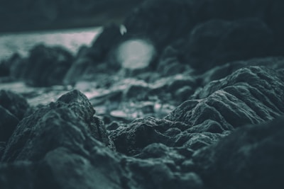 rocks carved by water erosion