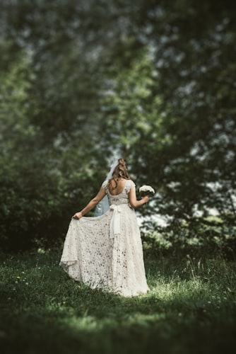 robe de mariee de mariage champetre
