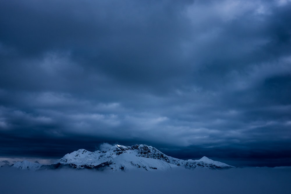 snow-covered mountain