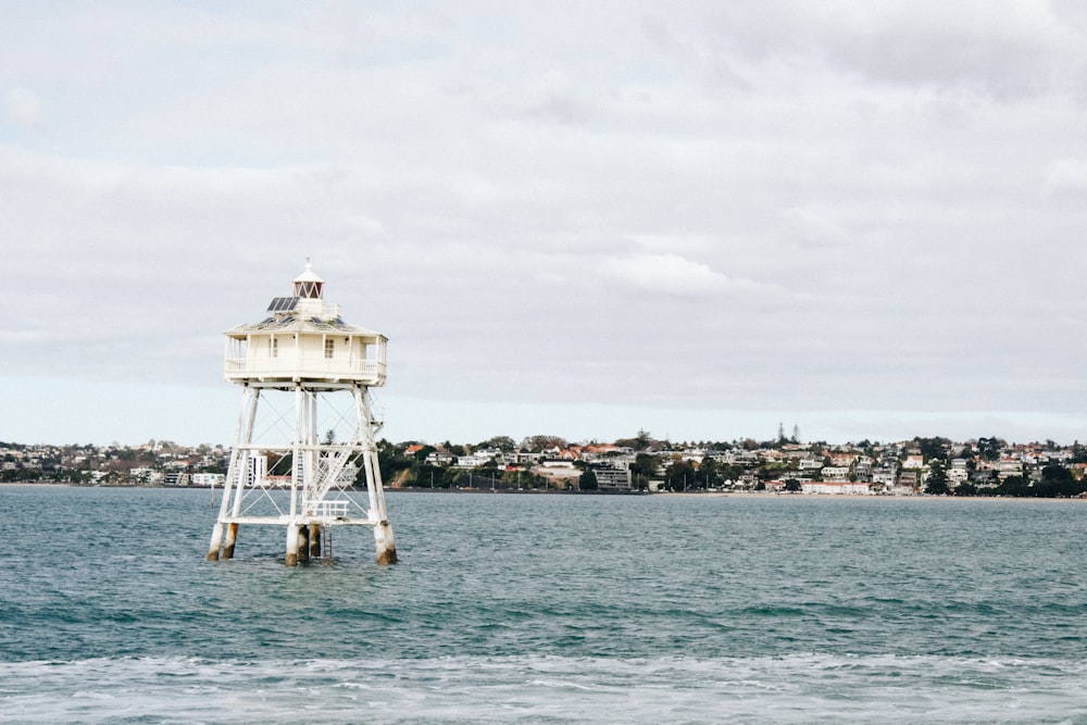 white lighthouse