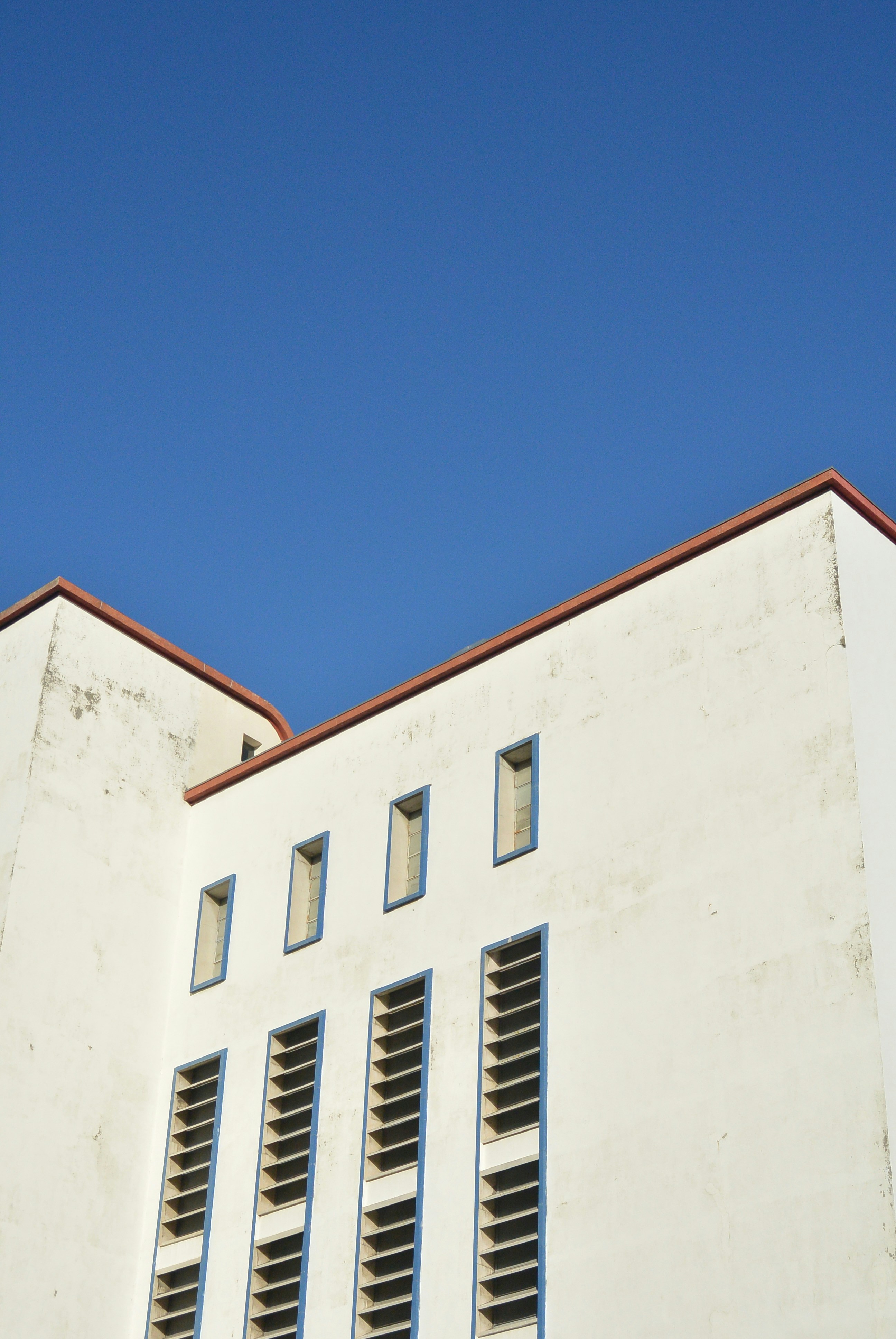 A walk in the lower port, in the ancient abandoned neighborhood Beato, Lisboa, Portugal.