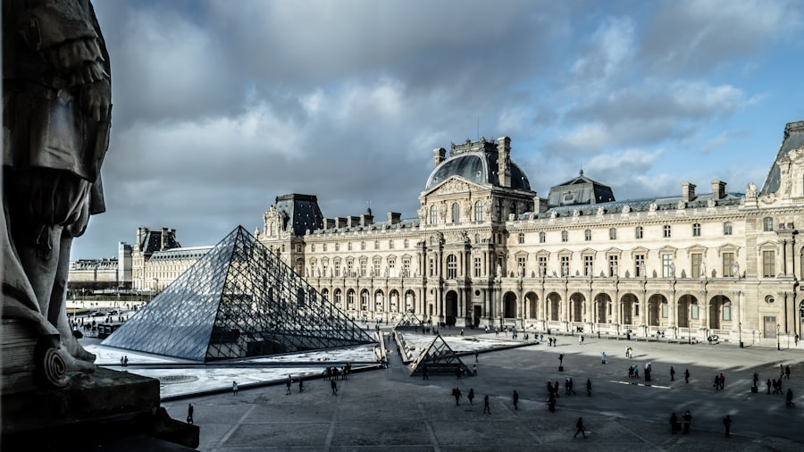 Paris rooftop panorama with Eiffel Tower