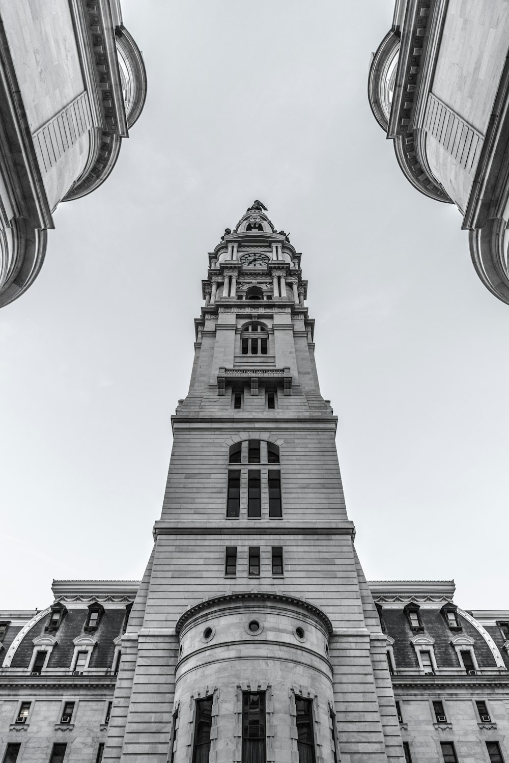 low angle photo of concrete tower