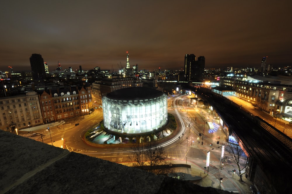 Photographie timelapse du bâtiment