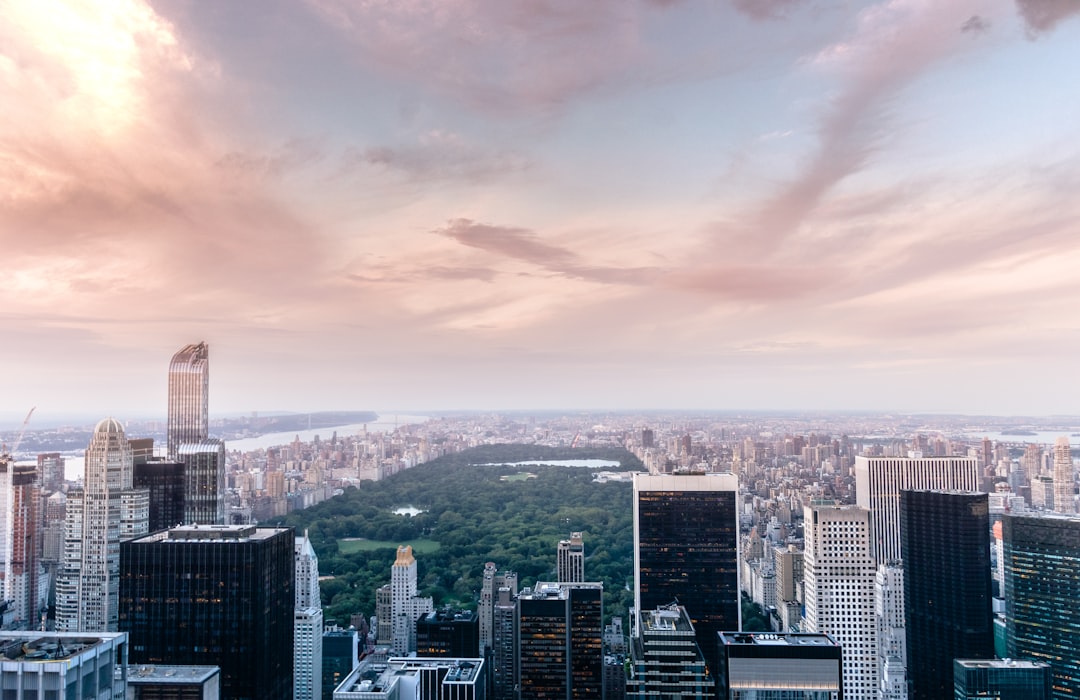 architectural photography of buildings, Concrete Jungle - NYC Central Park Sunset Views