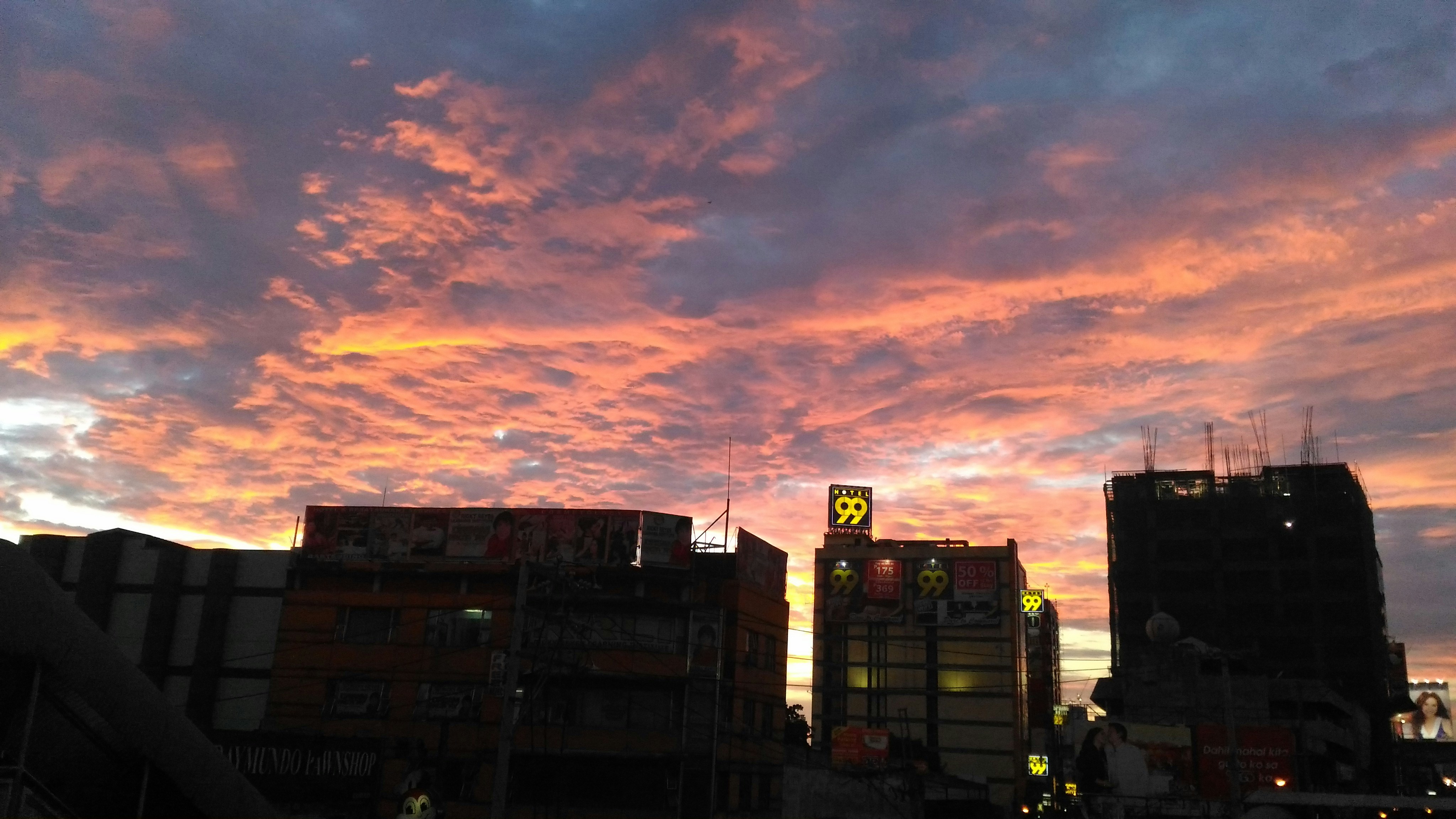 Sunset over Cityscape