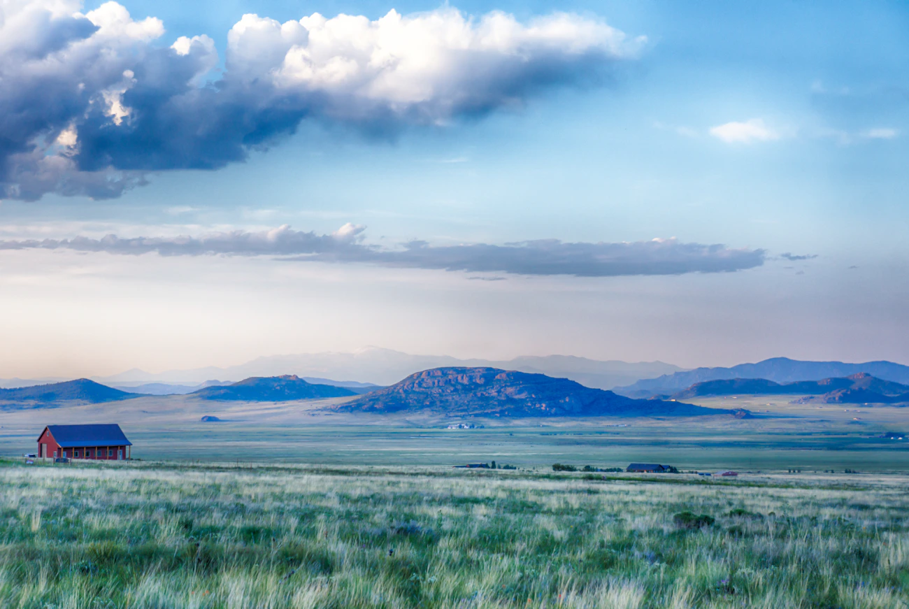 Colorado Front Range landscape and open space