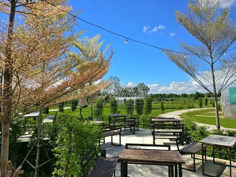 A beautiful outdoor area for gathering.