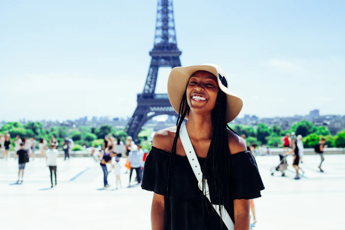 Traveller exploring a European city