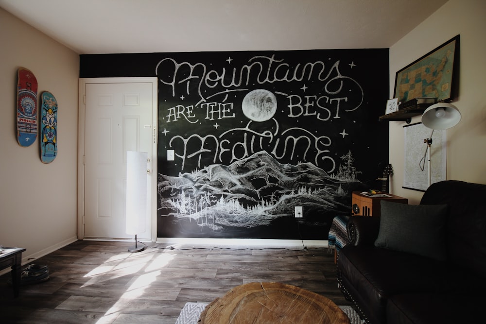 mountains are the best medicine wall painting