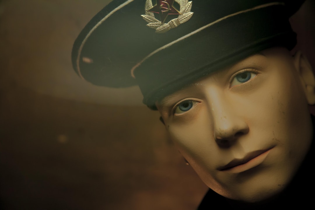 man wearing cap, Mannequin dressed wearing hat