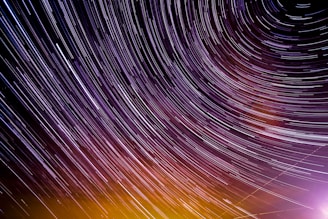 timelapse photo of starry sky