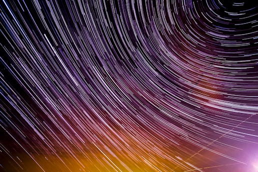 timelapse photo of starry sky