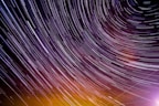 timelapse photo of starry sky