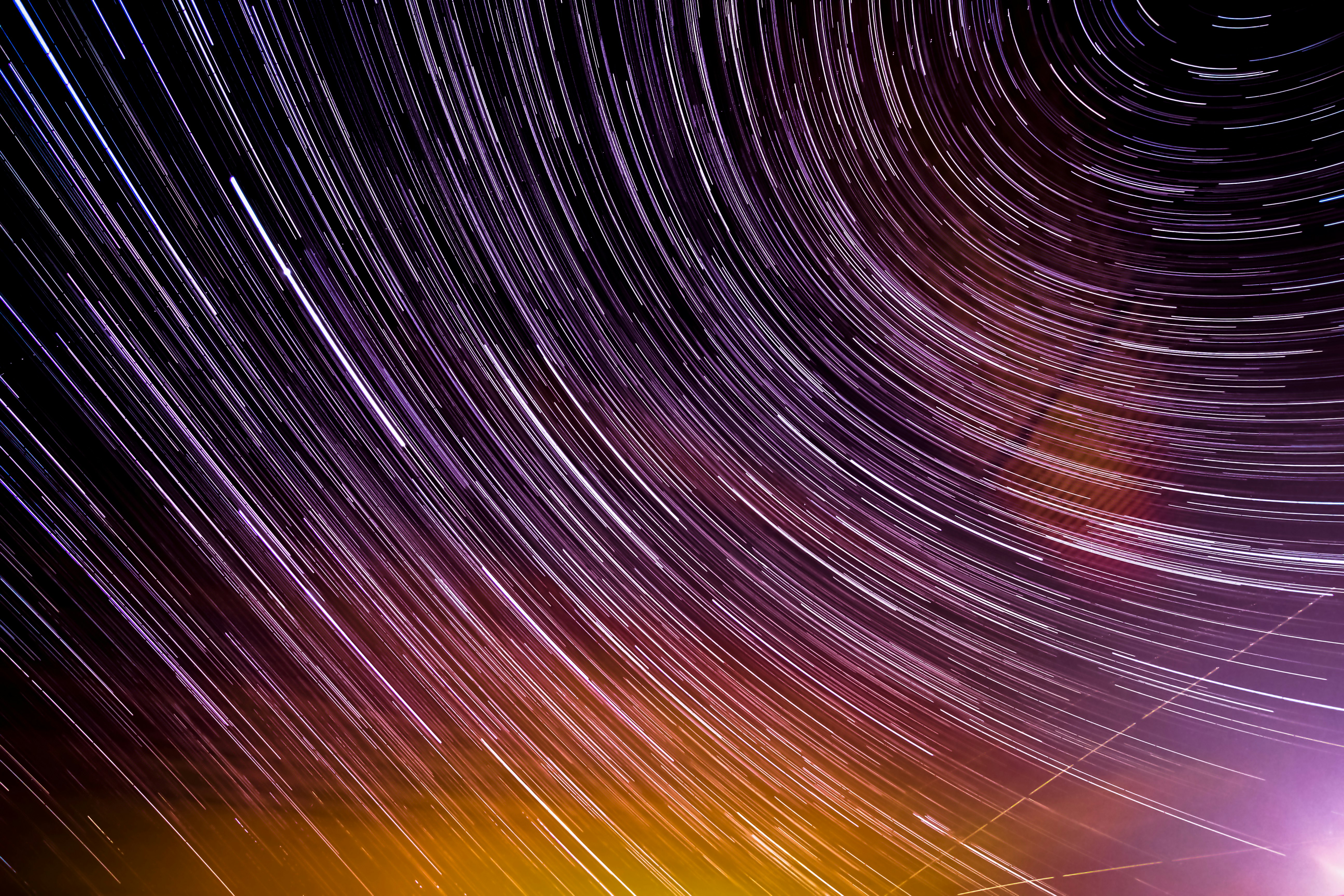 timelapse photo of starry sky